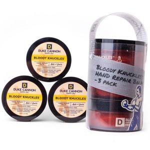 Duke Cannon Bloody Knuckles Hand Repair Balm 3-Pack 1.4 oz Each New